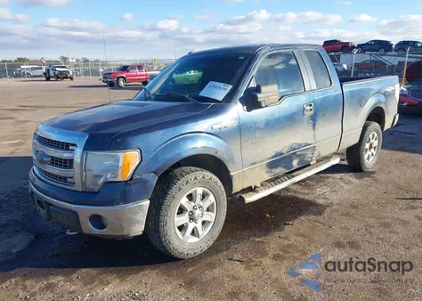 2013 Ford F-150 Xlt from USA, damaged, VIN 1FTFX1EF5DFC80462